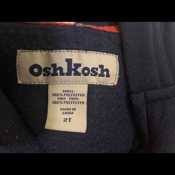 OshKosh Boy's Hooded Vest 2T Sleeveless - Picture 8 of 8